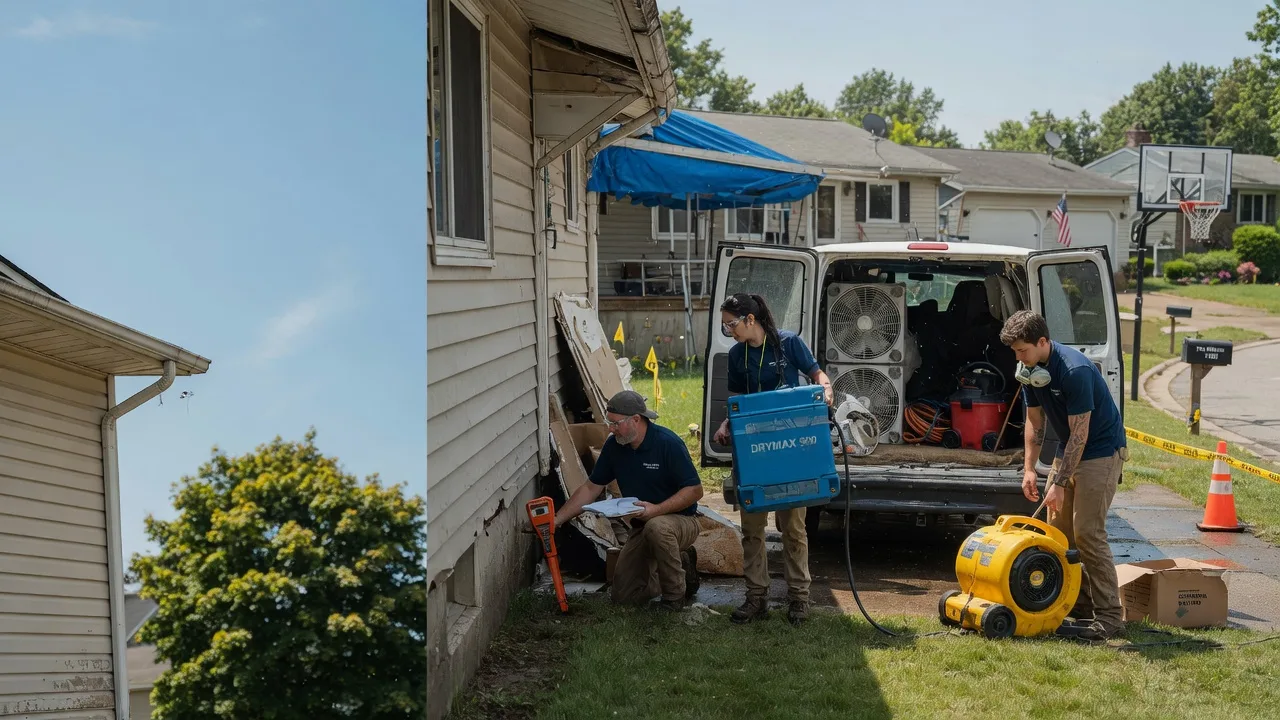 Ceiling Leak Cleanup in Canton, NC near me