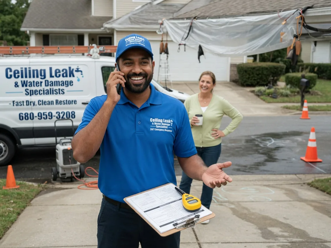Ceiling Leak Cleanup Canton, NC FAQs